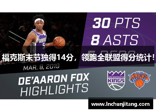 福克斯末节独得14分,领跑全联盟得分统计! 福克斯末节独得14分,领跑全联盟得分统计!